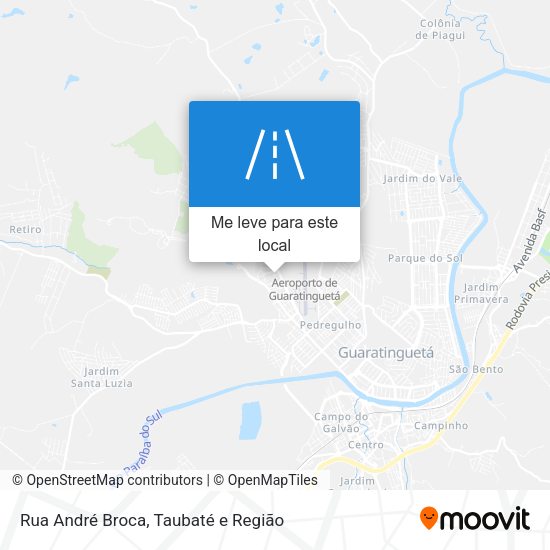 Rua André Broca mapa