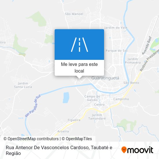 Rua Antenor De Vasconcelos Cardoso mapa