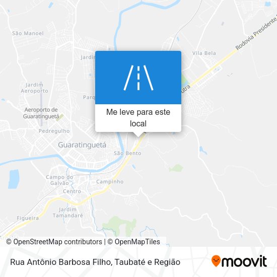 Rua Antônio Barbosa Filho mapa