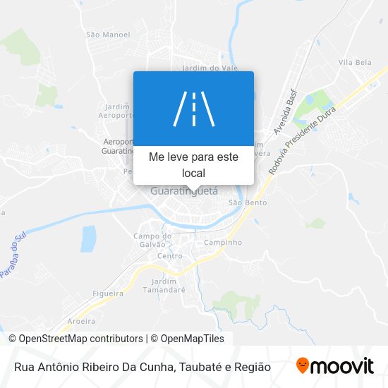Rua Antônio Ribeiro Da Cunha mapa