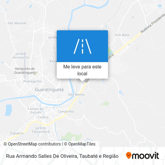 Rua Armando Salles De Oliveira mapa