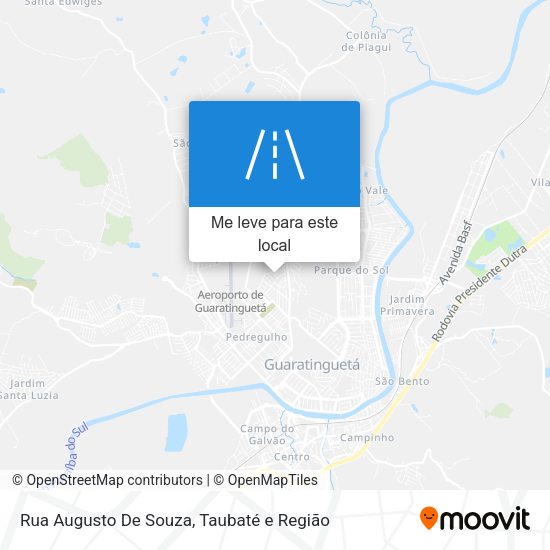 Rua Augusto De Souza mapa