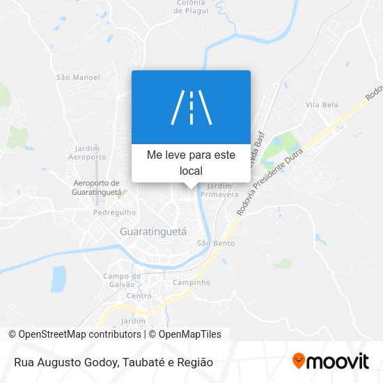 Rua Augusto Godoy mapa