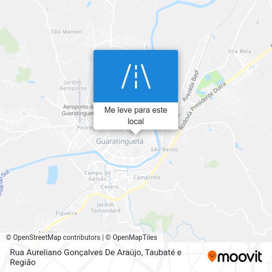 Rua Aureliano Gonçalves De Araújo mapa
