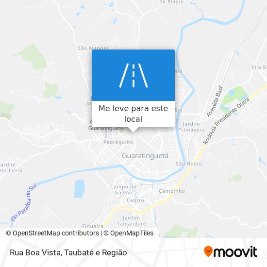 Rua Boa Vista mapa