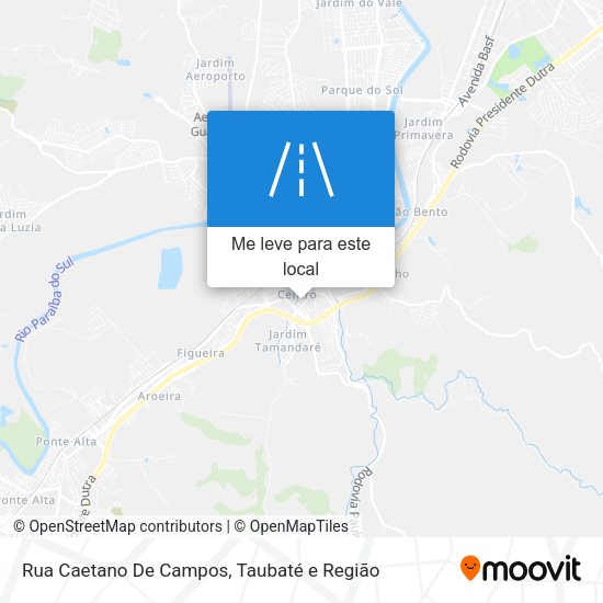 Rua Caetano De Campos mapa