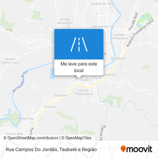 Rua Campos Do Jordão mapa