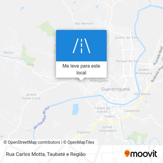 Rua Carlos Motta mapa