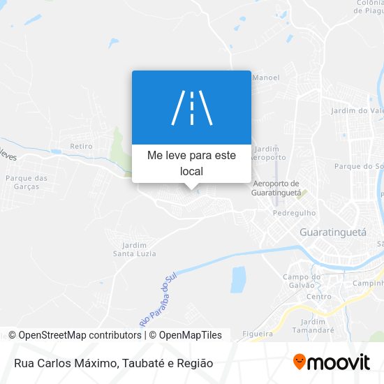 Rua Carlos Máximo mapa