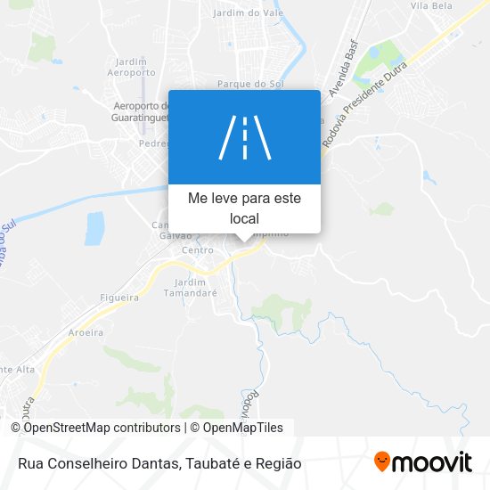 Rua Conselheiro Dantas mapa