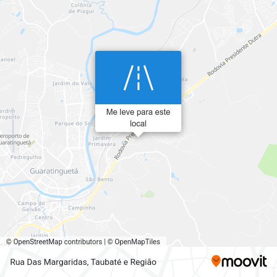 Rua Das Margaridas mapa