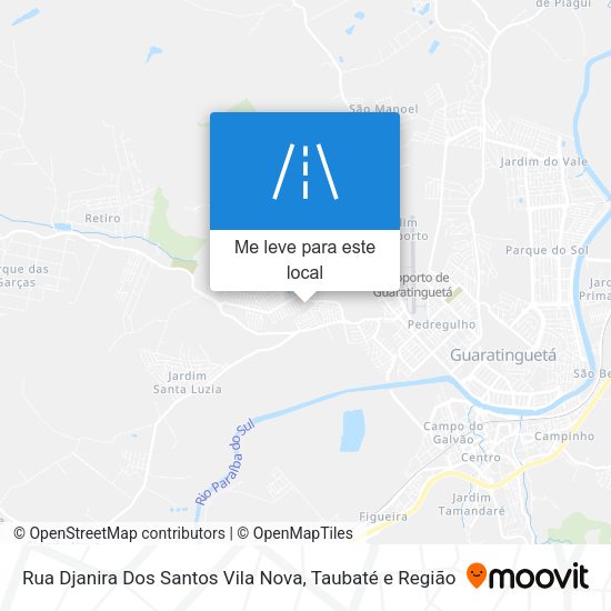 Rua Djanira Dos Santos Vila Nova mapa