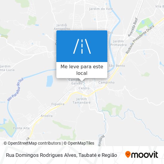 Rua Domingos Rodrigues Alves mapa