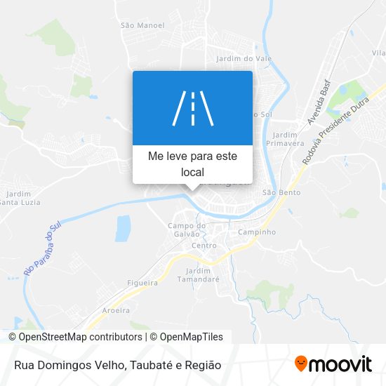 Rua Domingos Velho mapa