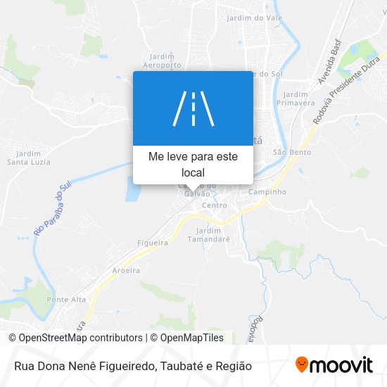 Rua Dona Nenê Figueiredo mapa