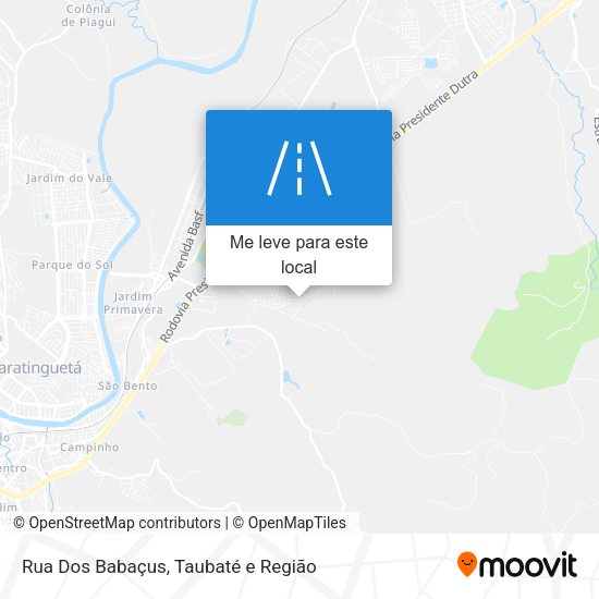 Rua Dos Babaçus mapa