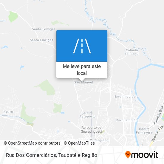 Rua Dos Comerciários mapa