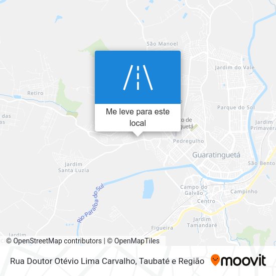 Rua Doutor Otévio Lima Carvalho mapa