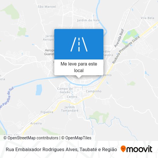 Rua Embaixador Rodrigues Alves mapa