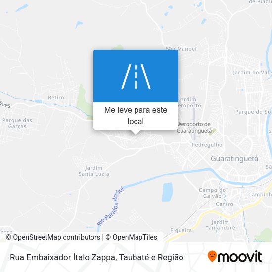 Rua Embaixador Ítalo Zappa mapa