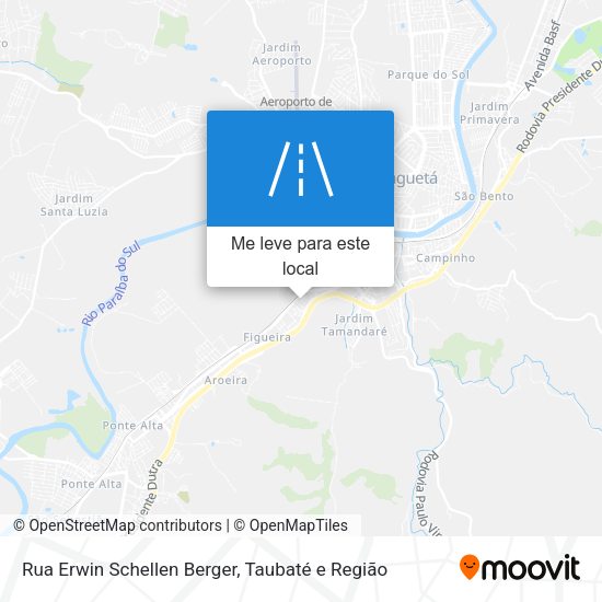 Rua Erwin Schellen Berger mapa