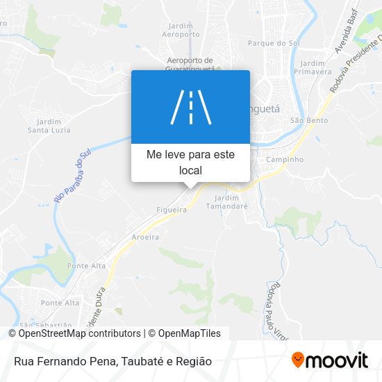 Rua Fernando Pena mapa