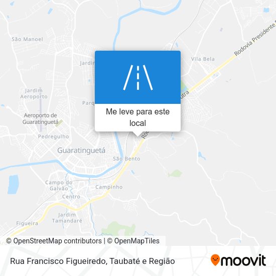 Rua Francisco Figueiredo mapa