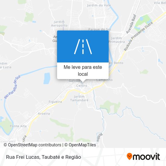 Rua Frei Lucas mapa