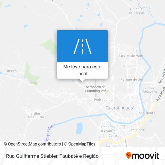 Rua Guilherme Stiebler mapa