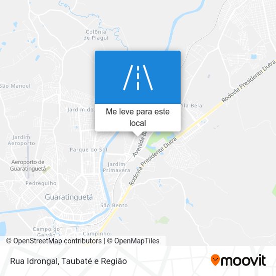 Rua Idrongal mapa
