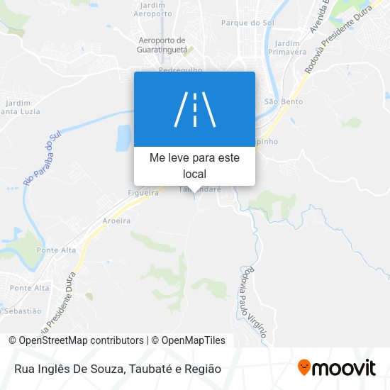 Rua Inglês De Souza mapa