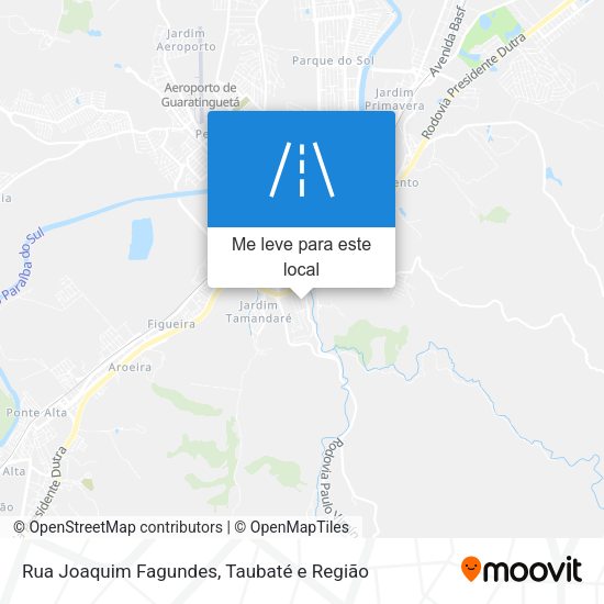 Rua Joaquim Fagundes mapa