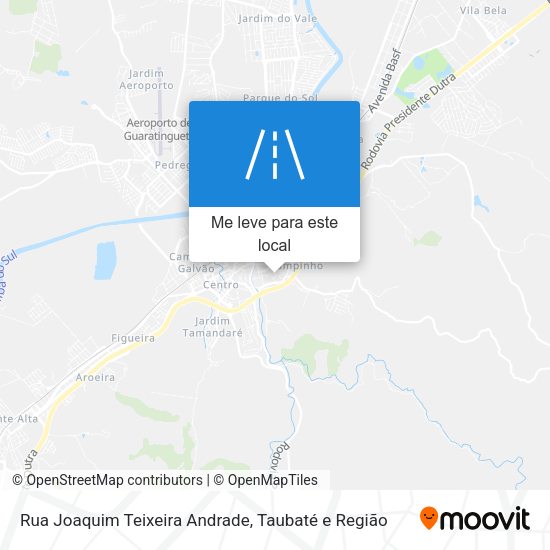 Rua Joaquim Teixeira Andrade mapa