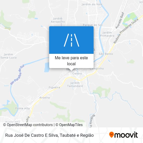 Rua José De Castro E Silva mapa