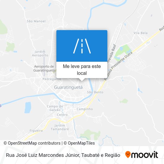 Rua José Luiz Marcondes Júnior mapa