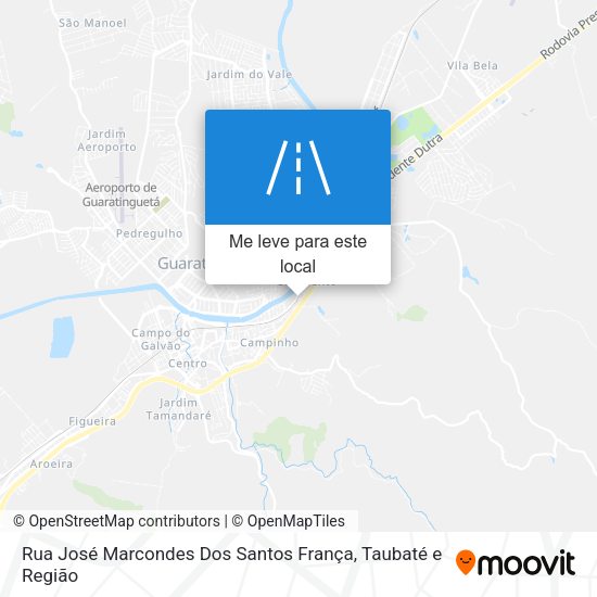 Rua José Marcondes Dos Santos França mapa