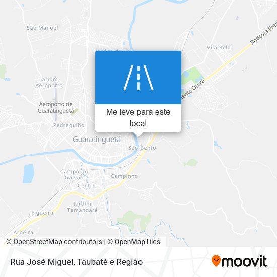 Rua José Miguel mapa