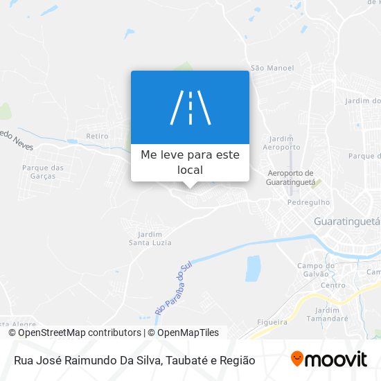 Rua José Raimundo Da Silva mapa