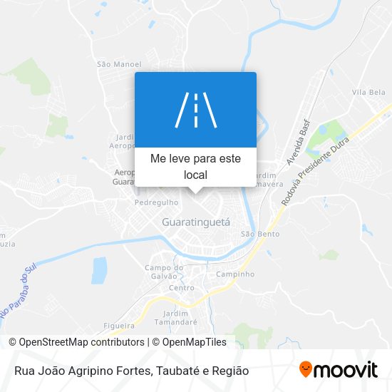 Rua João Agripino Fortes mapa