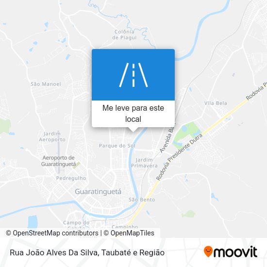 Rua João Alves Da Silva mapa