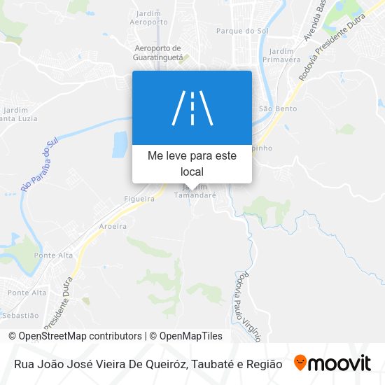 Rua João José Vieira De Queiróz mapa