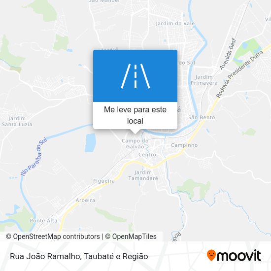 Rua João Ramalho mapa