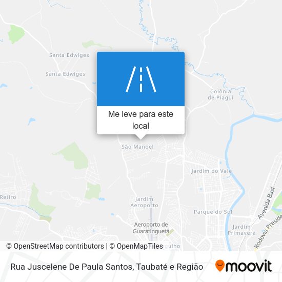 Rua Juscelene De Paula Santos mapa