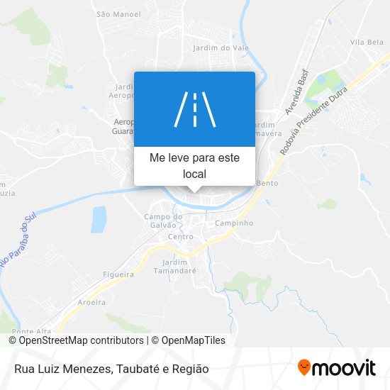 Rua Luiz Menezes mapa