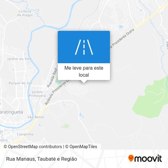 Rua Manaus mapa