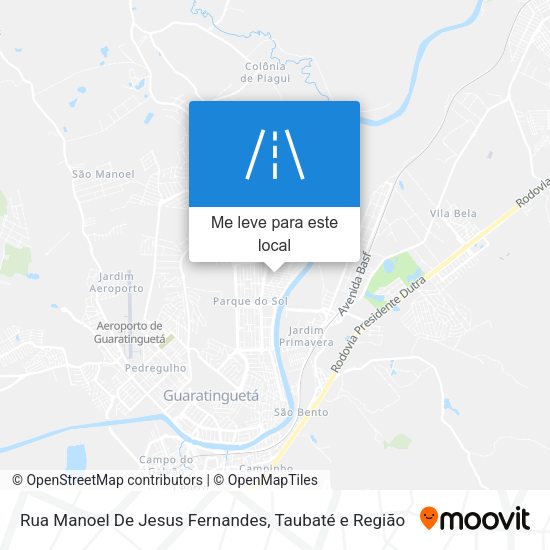Rua Manoel De Jesus Fernandes mapa