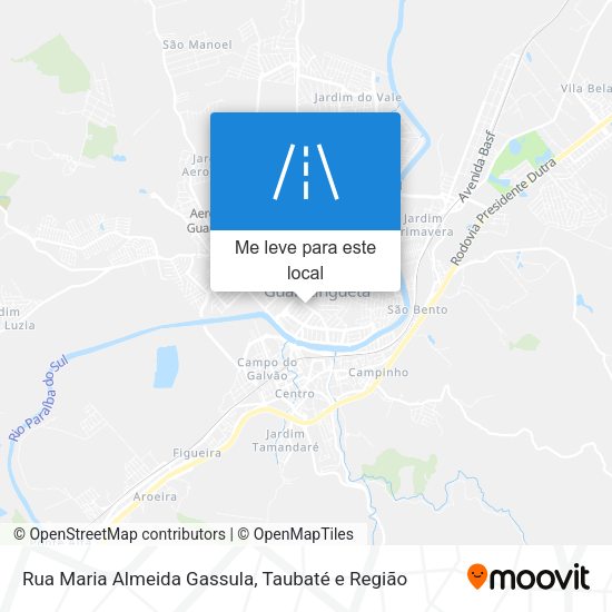 Rua Maria Almeida Gassula mapa