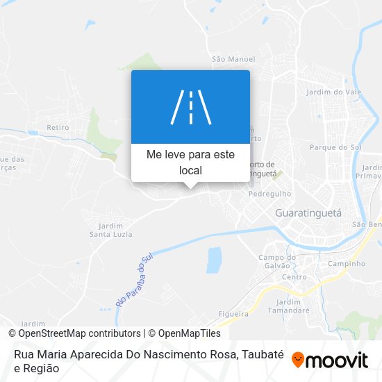Rua Maria Aparecida Do Nascimento Rosa mapa