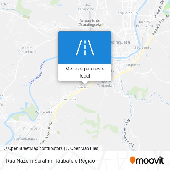 Rua Nazem Serafim mapa