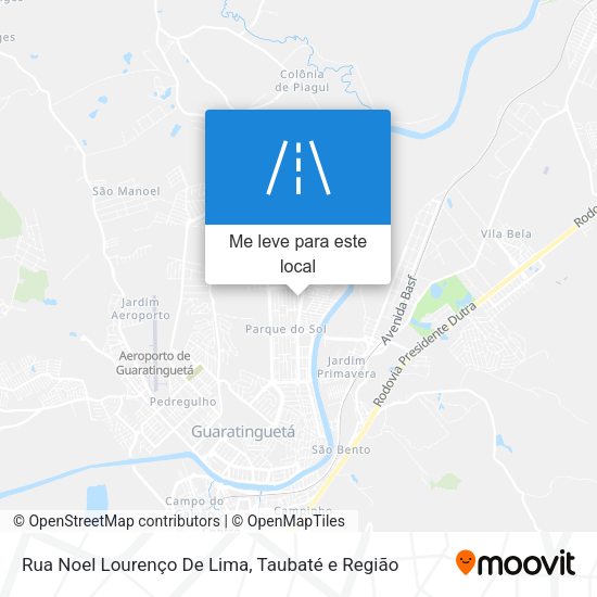 Rua Noel Lourenço De Lima mapa